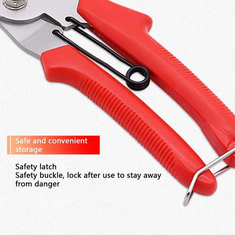 Garden Shears Stainless Steel Pruning Shears For Gardening Trimming Hand Tool Secateurs For Flowers Plants Vegetable Potted