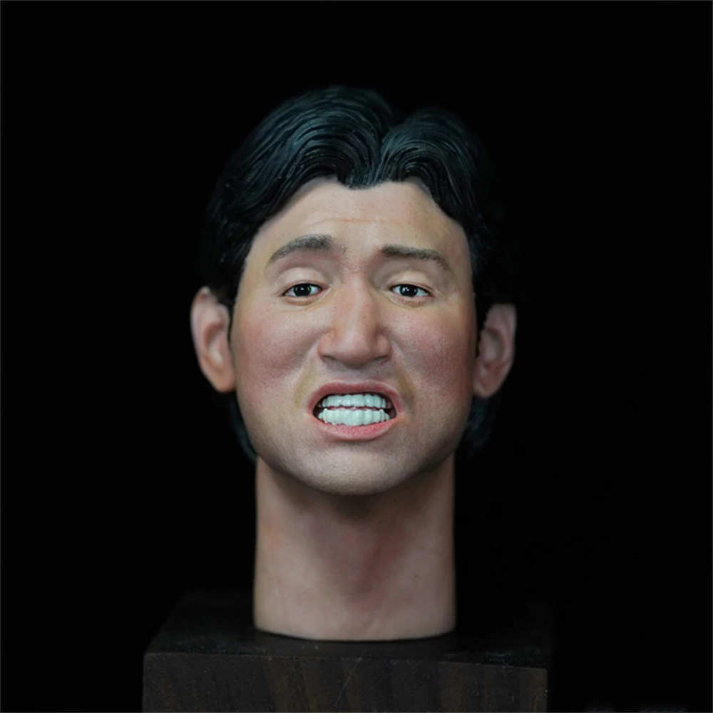 

For Sale 1/6th Hand Painted God of Songs Jacky Cheung Vivid Head Sculpture Carving for 12'' PH TBL Action Figure