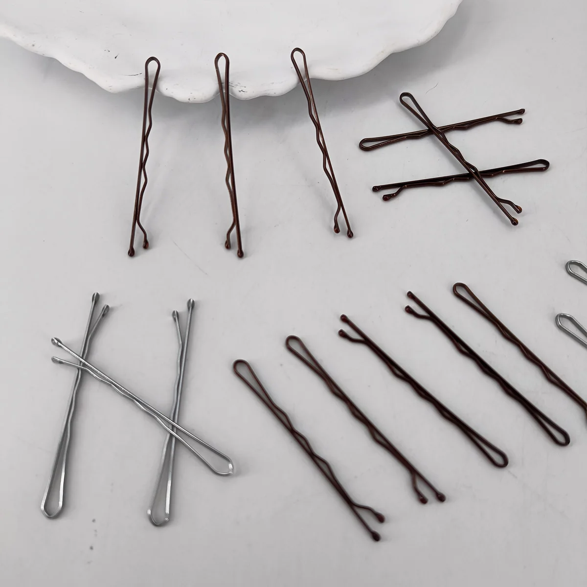 50 قطعة من مشابك الشعر الذهبية على شكل حرف U أداة تصفيف الشعر متعددة الاستخدامات لضفائر الكعك |   مجموعة مشبك إكسسوارات الشعر النسائية