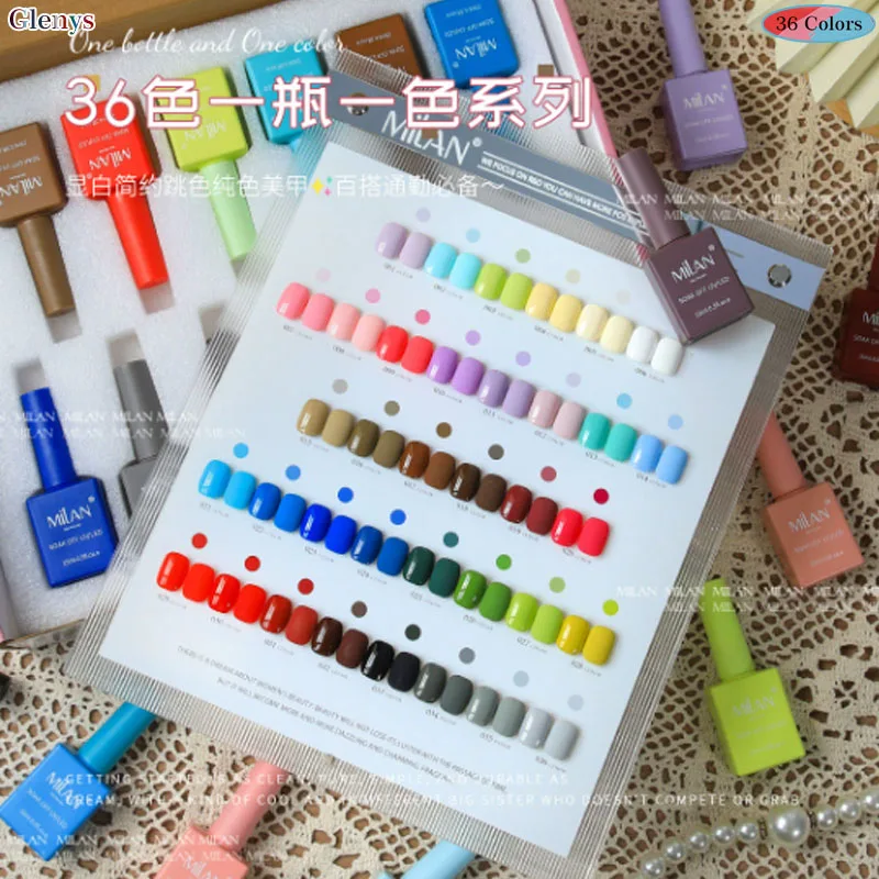 Glenys 36 pièces * 15ml vernis à ongles gel net rouge populaire avancé immersion gel salon de manucure essentiel nail art vernis ensemble