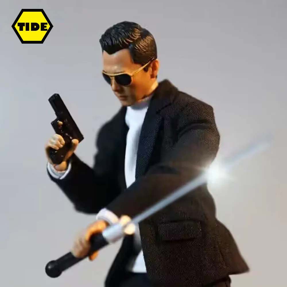 A TOYS A002 1/12 Soldier John Wick 4 Blind Assassin Caine Donnie Yen Full Set Model 6inch Action Figure Movable Doll Collection