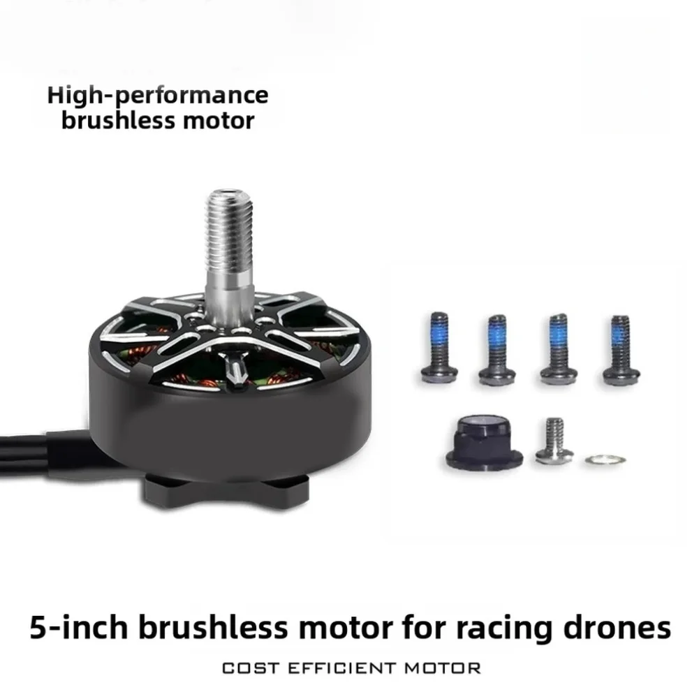 Brushless 2550KV For FPV Motor for High Thrust Performance in 5 Inch Racing Quadcopters with For 65mm and 75mm Frame Fit