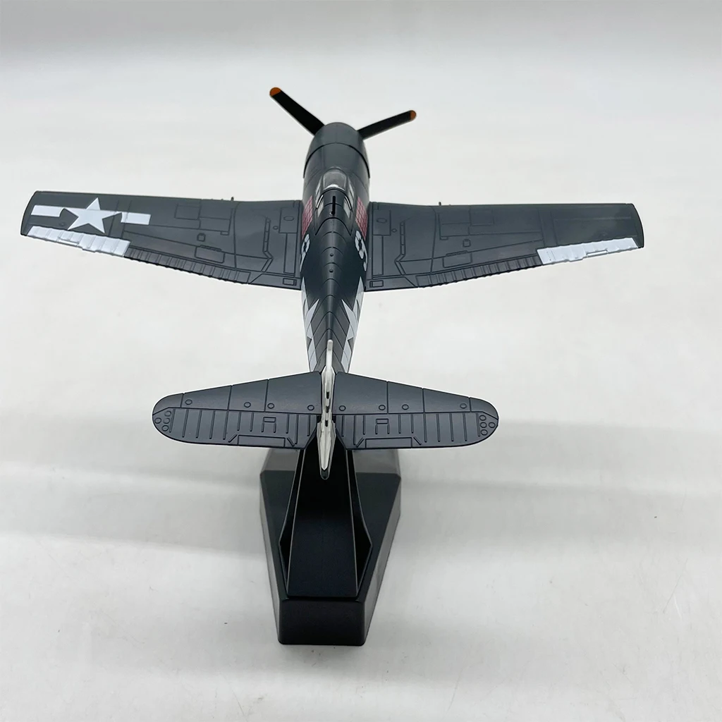 Metal 1/72 F6F Fighter Model with Stand Souvenir Decor Kids Toys