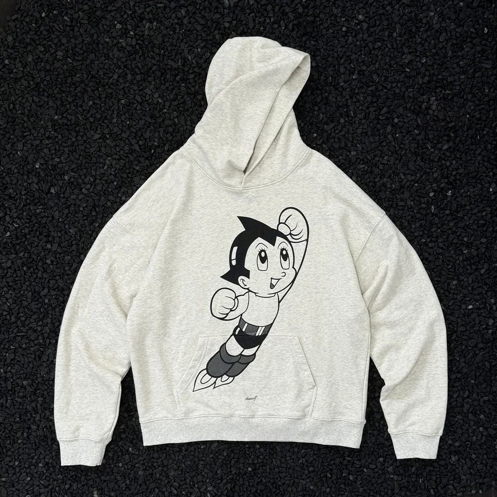 

Frog Drift Fashion Streetwear Anime Cartoon Printed Vintage Clothing Sweatshirt Loose Oversized Tops Pullover Hoodies For Men