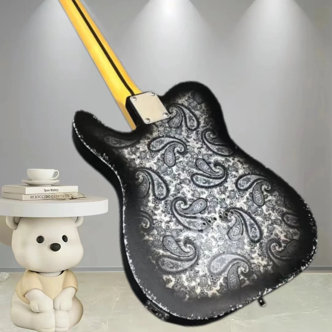 Factory Direct black Paisley electric guitar