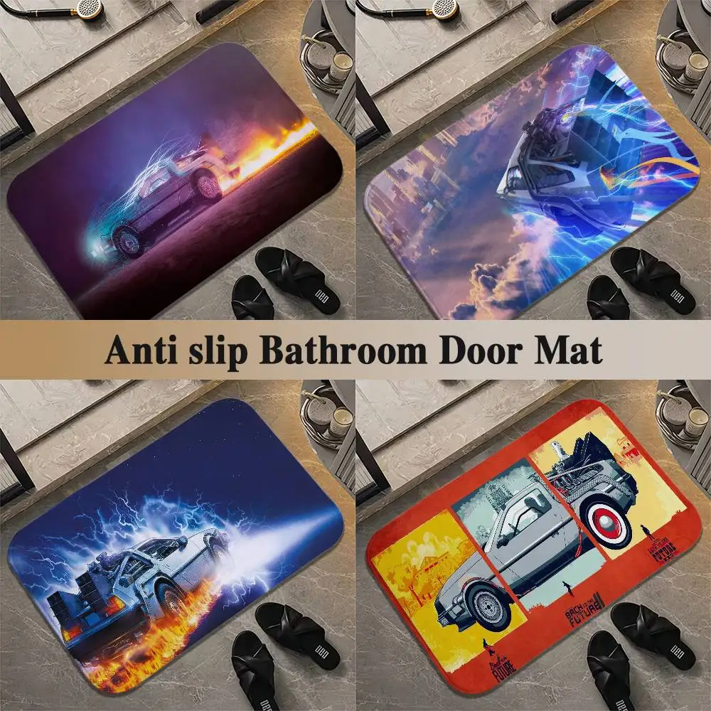 

Back To The Future Floor Mat Printed Large Carpets Living Room And Bedroom Carpets Bathroom Anti Slip Door MATS Small Carpets