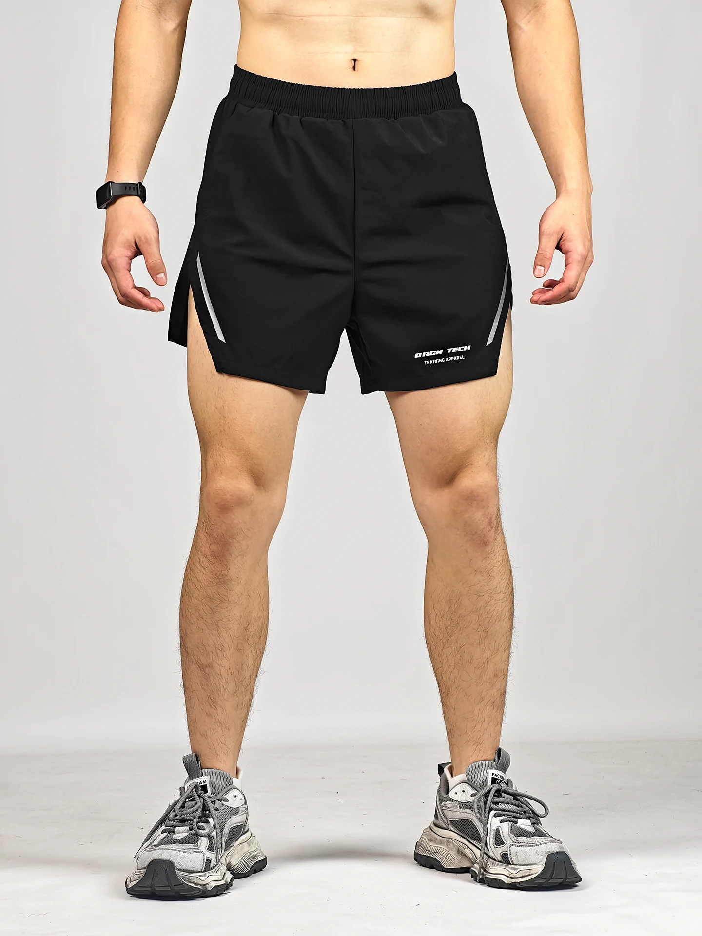 

Men's Quick Dry Fitness Shorts Spring Summer Thin Running Pants American Style Athletic Track And Field Quarter Length Shorts