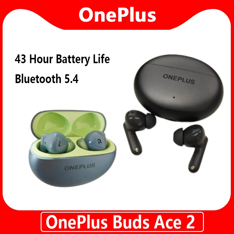 Новые наушники Oneplus Buds Ace 2, Bluetooth 5,4 TWS, настоящие беспроводные наушники с шумоподавлением для Oneplus Ace 3