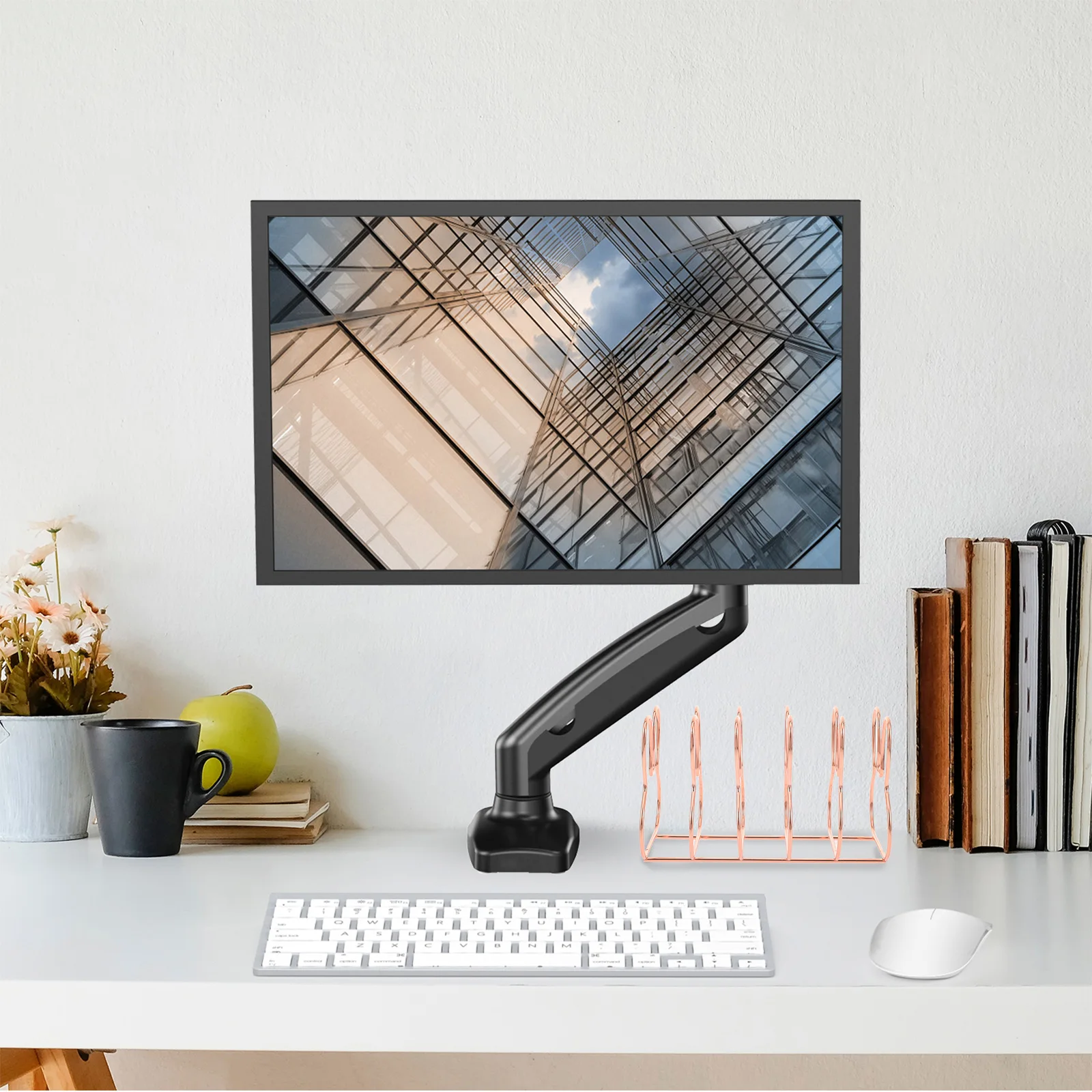 

Book Stand End File Holder for Desk Creative Desktop Convenient Organizer Multi-function Stands Office Rack Study Holders