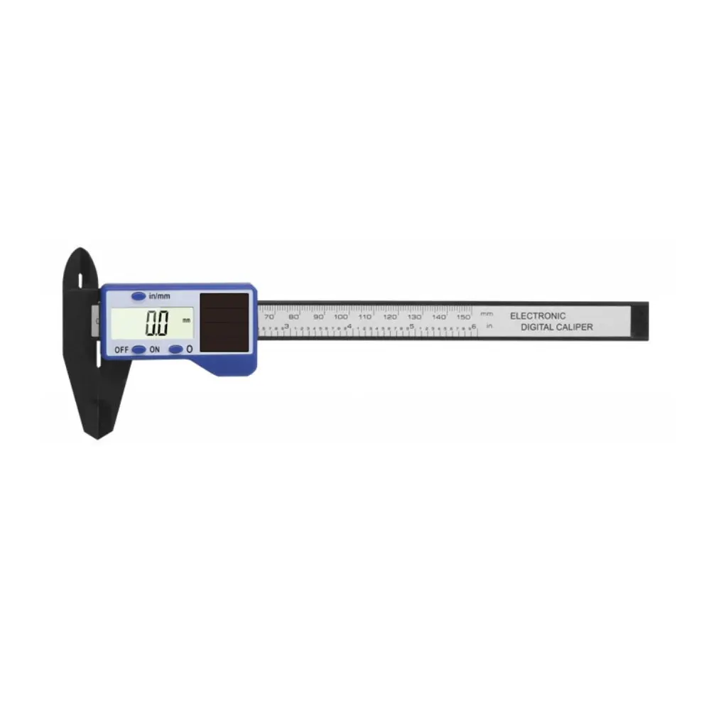 Reliable Solar Powered Digital Vernier Caliper with Clear Customizable Scale Markings and Burr-Free Smooth Edges