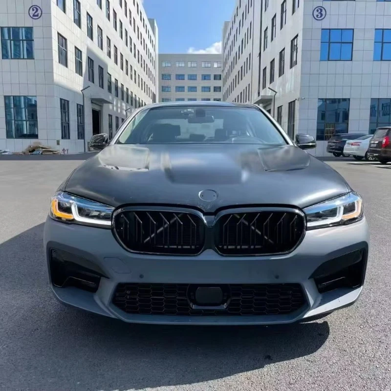 Wholesale 5 Series F10 F18 car bumper, retrofitted to 2022 F90 LCI M5 CS style body kit, headlights, taillights, hood, fende