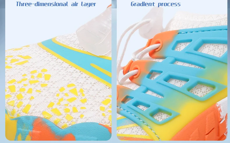 Kinder Schnell Trocknende Aqua Schuhe Kinder Wasser Schuhe Barfuß Fünf-Finger Waten Turnschuhe Jungen Mädchen Strand Schwimmen Schuhe – Detail 4