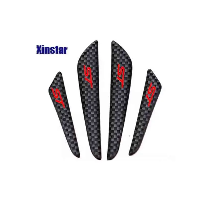 4 قطعة ST STLINE السيارات سيارة حارس الباب زاوية حافة حامي لفورد فييستا مونديو الانصهار الهروب حافة Ecosport كوغا التركيز