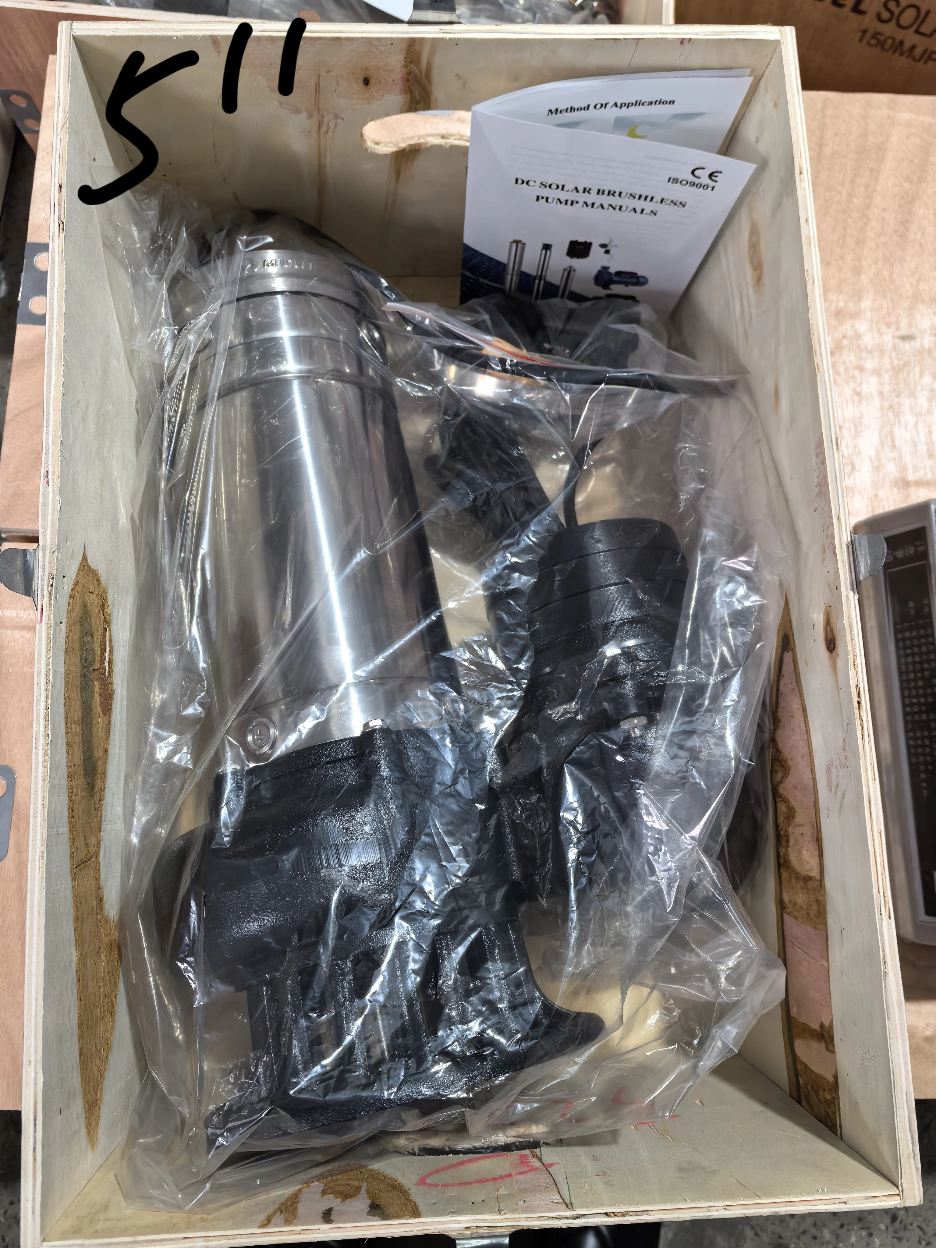 2026 5Inches Submersible Water Pump 100m³/h 1.6hp Solar Water Pump Solar 1200W Stainless Steel For Agriculture Irrigation
