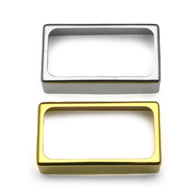

10Pcs O Shape Brass 70*39MM Pickup Covers /Lid/Shell/Top for Electric Guitar/Metal Guitar Humbucker Covers Chrome