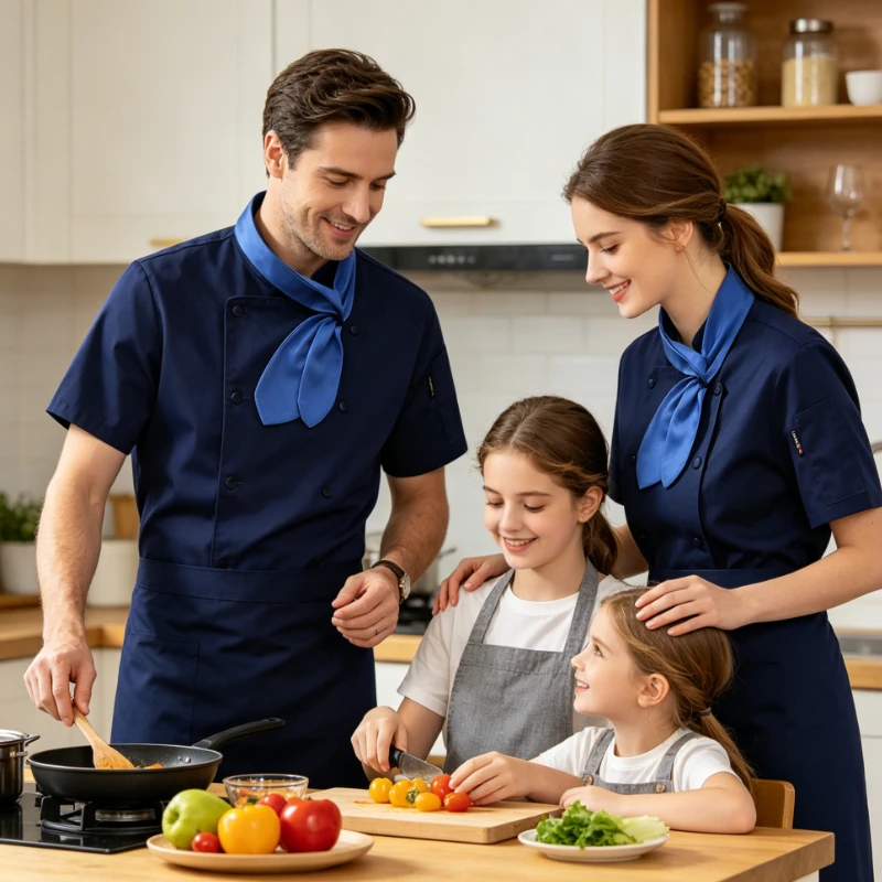 Hotel Canteen, Kitchen Chef's Clothing, Wear-resistant and Comfortable Western Restaurant, Chinese Restaurant, Kitchen Workwear