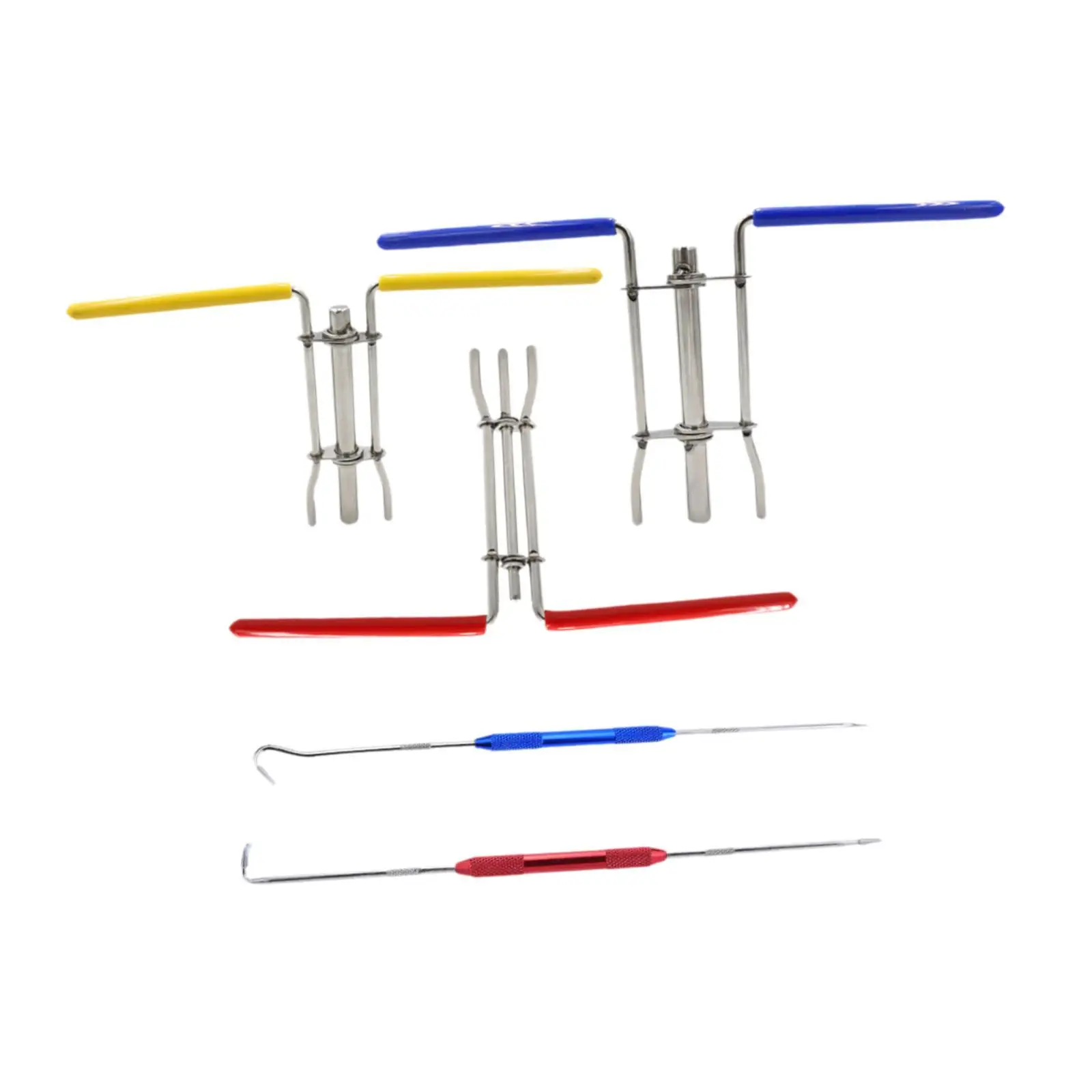 Hydraulic Seal Installation Tool Kit Color Coded 3 Piece Stainless Steel Set for Marine and Auto Cylinder Repair