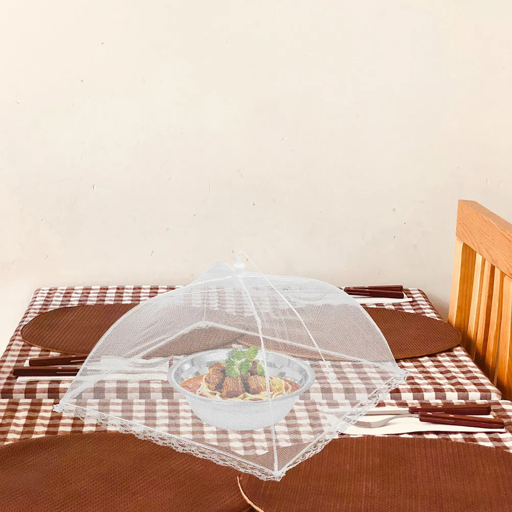 

1pcs Food Cover Reusable Collapsible Outdoor Camping Picnic Bbq Protector Dust Proof Mesh Tent Kitchen Dining