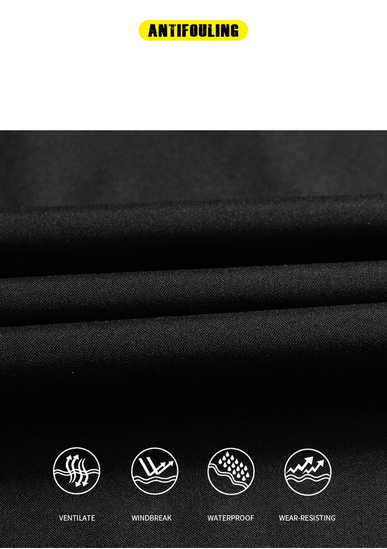 CHRLCK Wasserdichte Wanderjacken für Herren, Frühling/Herbst, winddichte Camping-Windjacke, Damen-Angel-, Trekking- und Laufjacke, Unisex – Detail 8