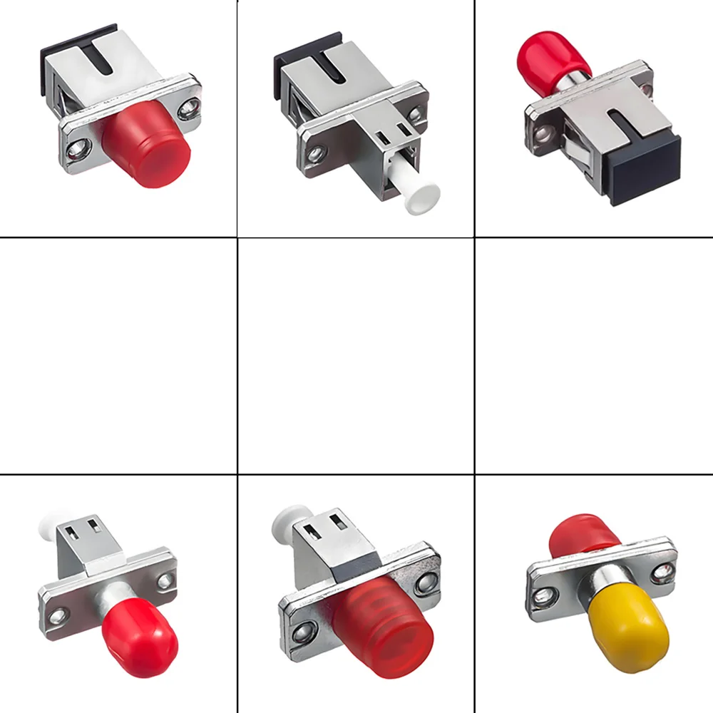 

SC/LC/FC/ST UPC Fiber Optic Coupler Adapter Hybrid Female to Female SM Single Mode Simplex FTTH/FTTD Flange for Data Center