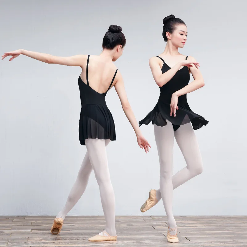

customized women's adult ballet yoga dance practice high crotch basic training clothes training suspender gymnastics jumpsuit