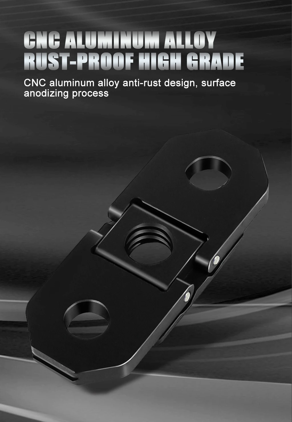 Stativ Mount Adapter Faltbare Magnetische Einbeinstativ Stick Basis 1/4 "Loch Aluminium Legierung für Insta350 DJI GoPro Action Kamera Käfig Rig – Detail 2