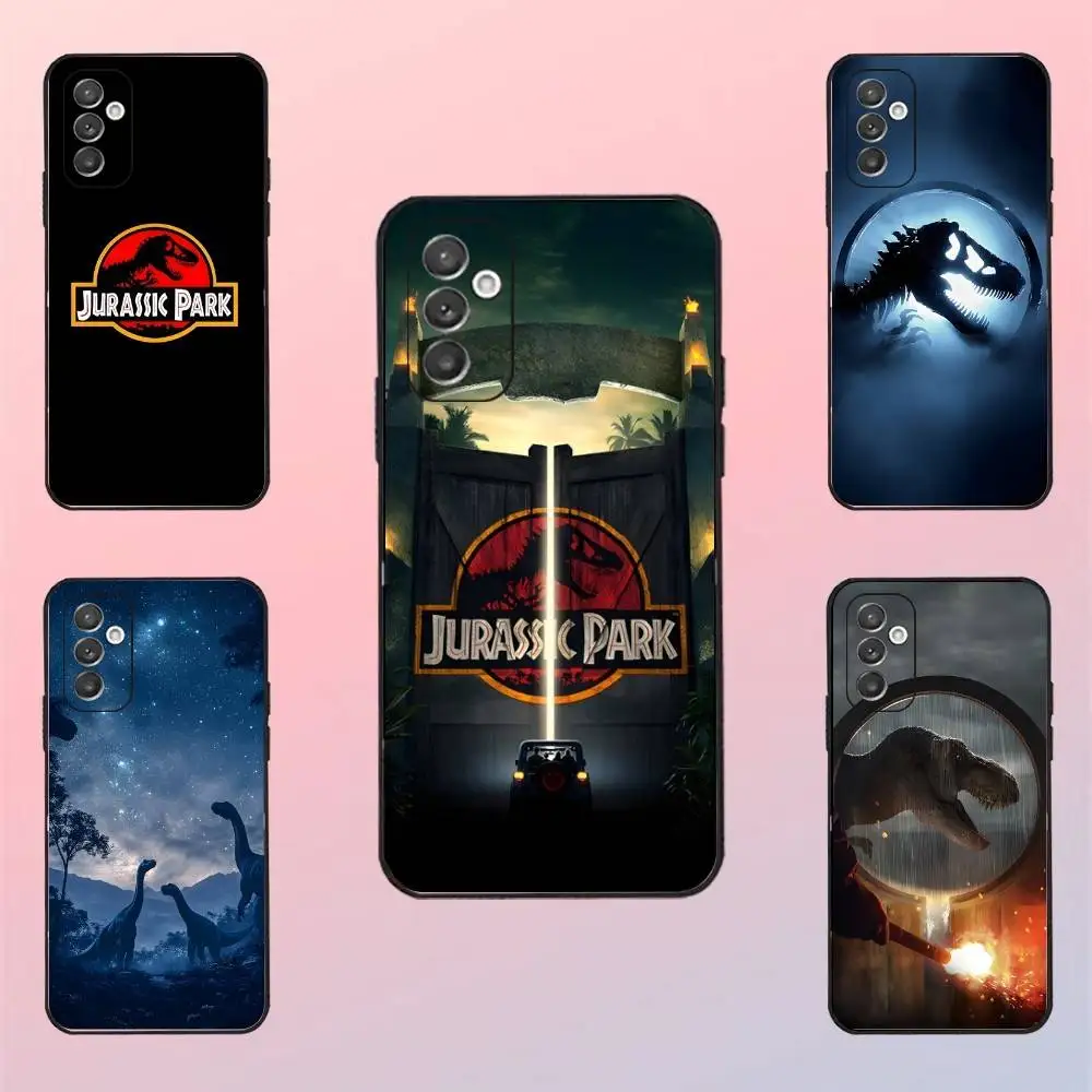 

J-JurassicS P-Park Phone Case For Samsung S 25,24,23,22,30,21,10,9,Ultra,Plus,Lite,FE,4,5 G Black Soft Case