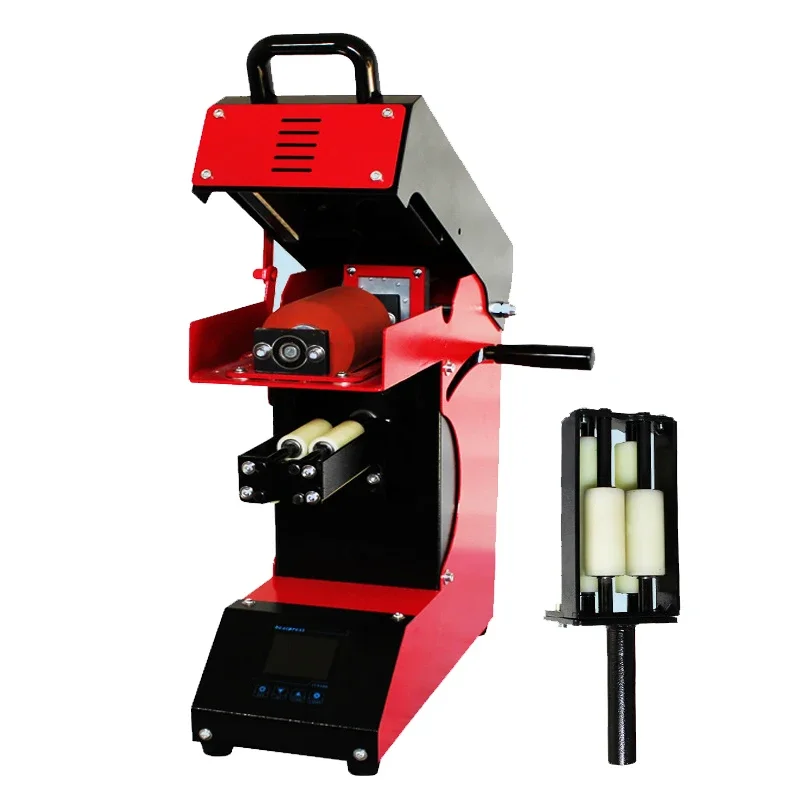 Qike QK18 Multifunctional Roll Sublimation Heat Press Machine For Metal Bottle Plastic Cup Glass Tumbler Mug