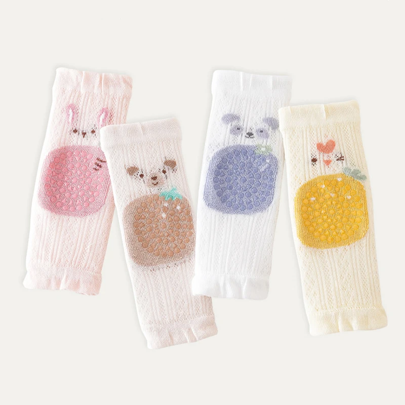 2025 New Baby Leg Warmers for Girls Boy Cartoon Cotton Socks Children Lovely Hose Crawling Knee Pads Spring Leggings Soft Sock