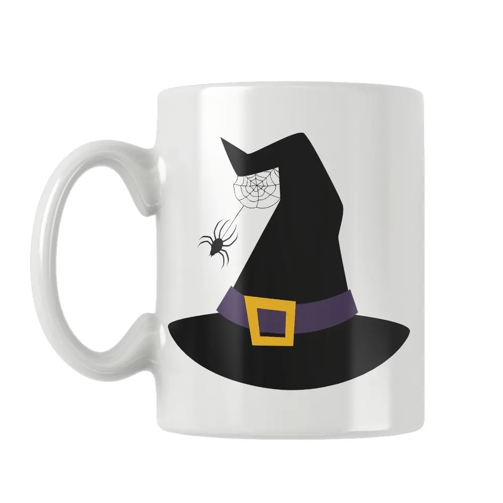 Halloween Coffee Mug Witch Hat Tea Water Milk Printed Cup Gifts For Family Couples Friends