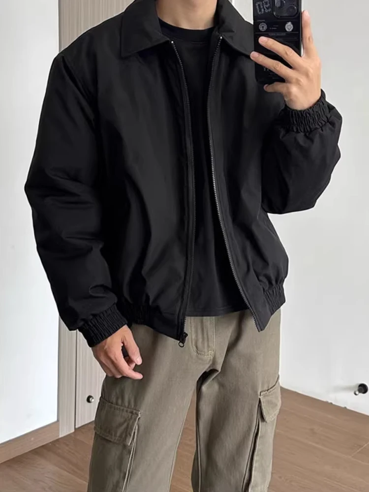 

American Sle MA Flight Jaet Cotton Coat Men Winter Warm Baseball Thi Outerwear Tee-Proof Loose Fit Youth Trendy