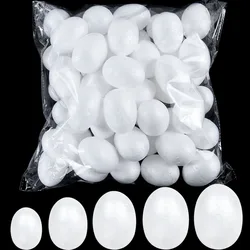 20 piezas de poliestireno para decoración de fiesta, Bola de huevo de espuma de Pascua de 3,5-9cm, para el hogar, regalo para niños
