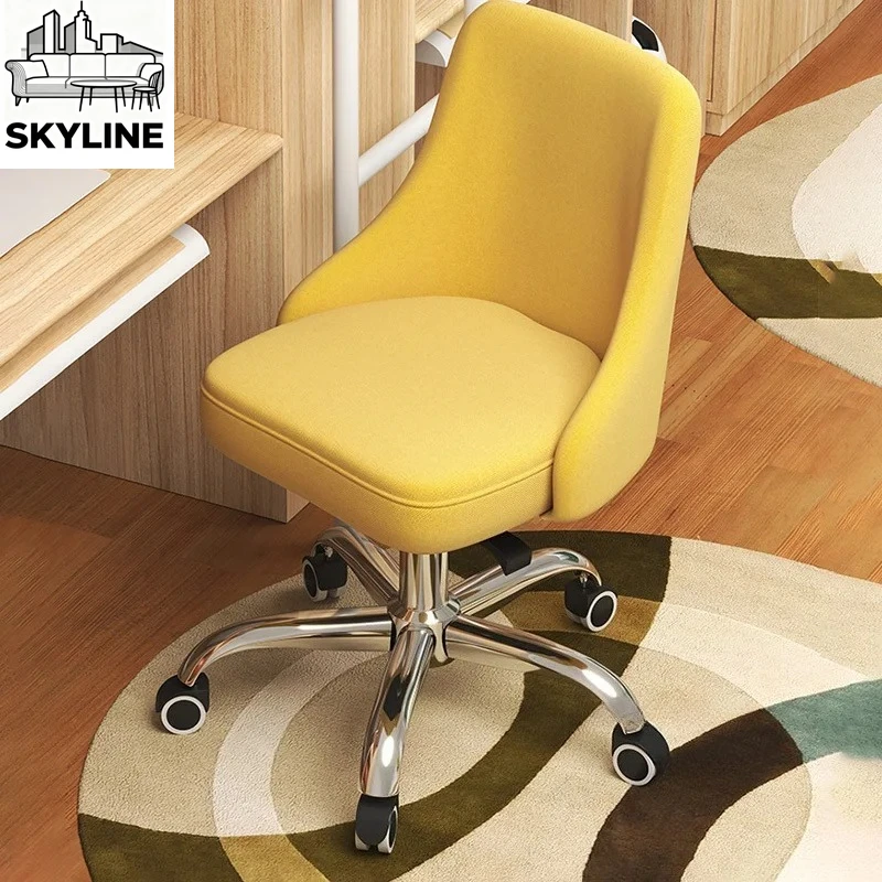 Solid Wood Office Chairs Minimalist Office Furniture Home Creative Back Makeup Chair Designer Soft Cushion Computer Gamer Chair