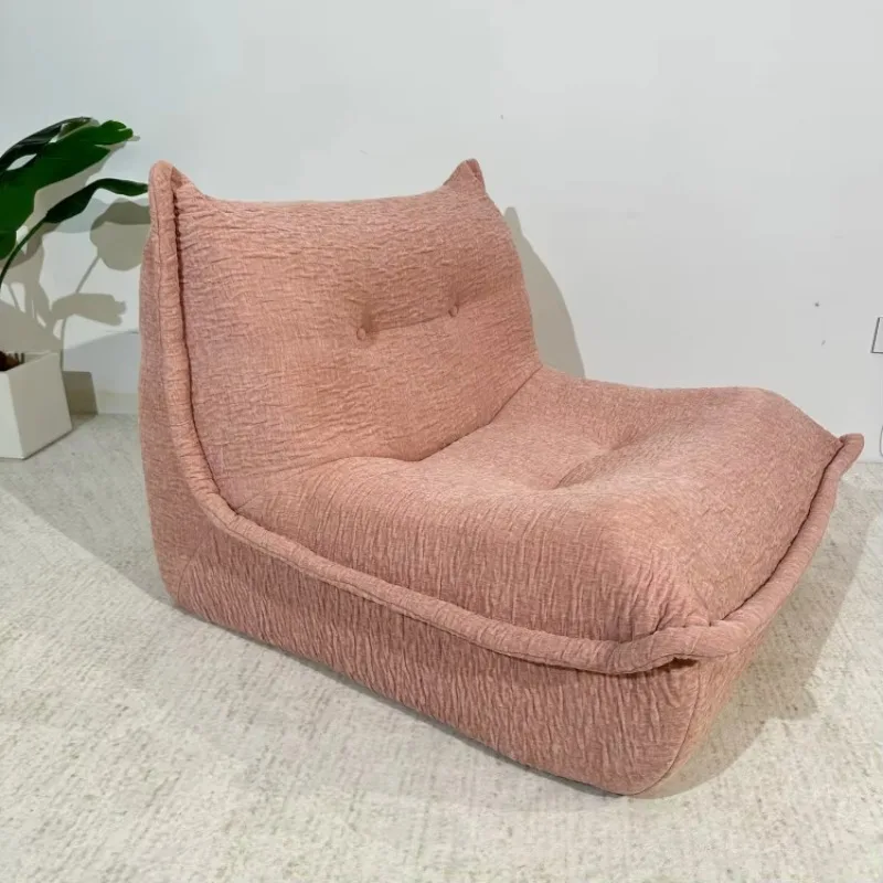 أريكة أرضية كسولة مضغوطة، أريكة زاوية مضغوطة ومفرغة لغرفة المعيشة