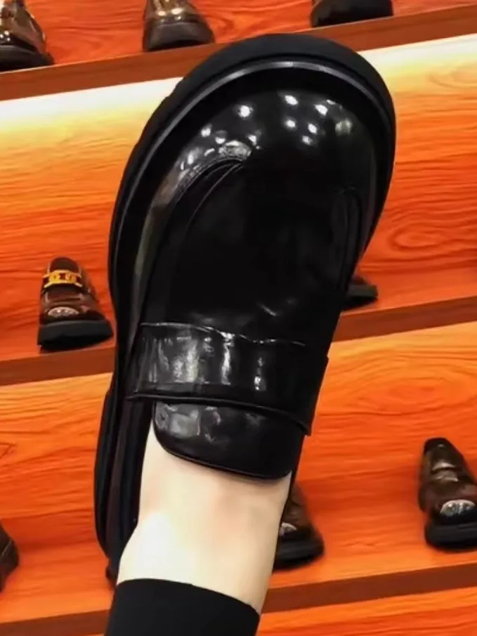 

Новые мужские повседневные туфли из натуральной кожи 985206: комфортные, высококачественные, элегантные, роскошные, модные, для отдыха и делового стиля