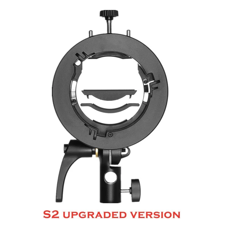 Для Godox S-Type S1 S2 Кронштейн держателя вспышки S-типа Bowens Mount Держатель лампы Ручной для Godox Вспышка Snoot Софтбокс Beauty