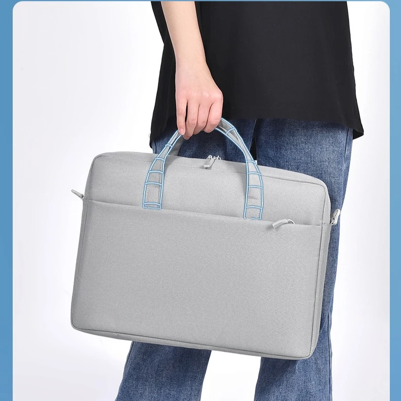 

Подушка безопасности, защита от столкновений, 15,6-дюймовая сумка для компьютера, антицветная ткань Оксфорд, водонепроницаемая сумка через плечо большой вместимости, портфель