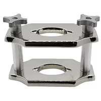 Equipo de laboratorio de prensa de compresión única Dental, plantilla de Reline de caja de dientes hervidos de acero inoxidable para máquina de herramientas de laboratorio de odontología, 1 ud.