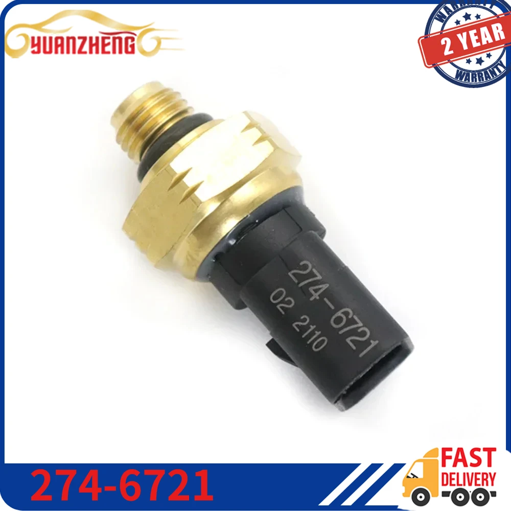 For Caterpillar C7 C9 C12 C13 C15 NEW 274-6721 Excavator Pressure Switch E320D Oil Pressure Sensor 2746721 274 6721