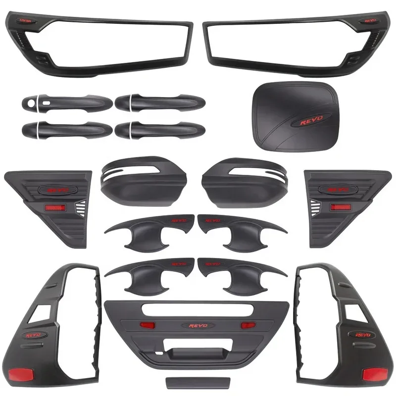 

Factory Hot Selling Strovan Suitle for Hilux HILUX REVO 2021+ front and rear light sh handle door bowl rear mirror decoration