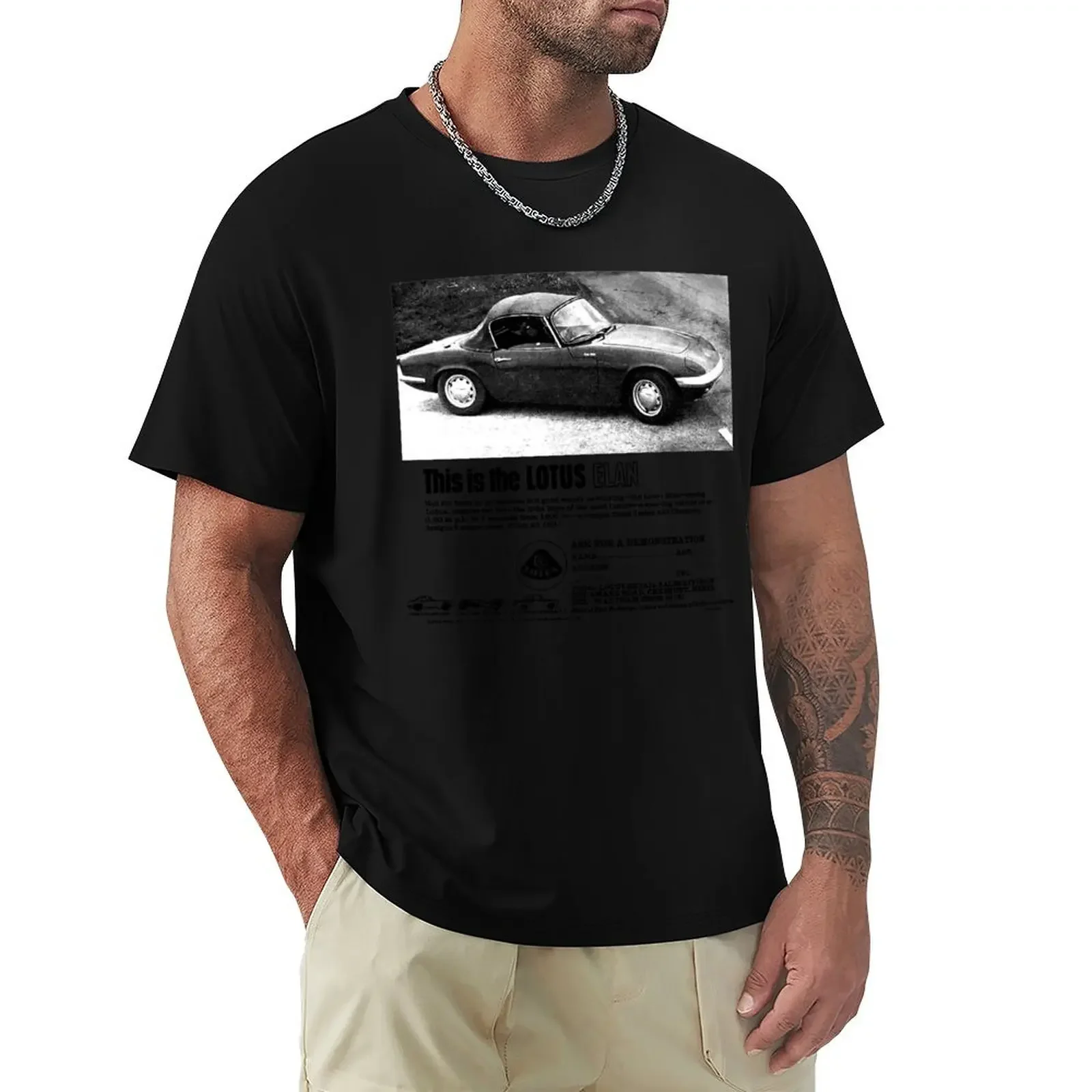 

ELAN 60S SPORTS CAR T-Shirt animal prinfor boys anime clothes customizeds plus size tops t shirt men