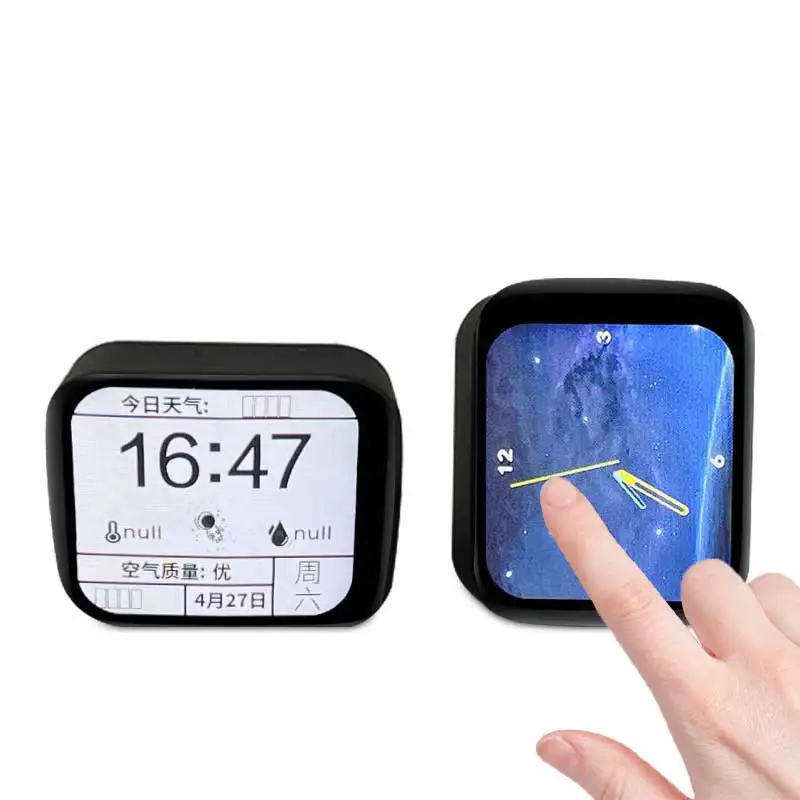 Reloj con zumbador y pantalla táctil LCD, dispositivo de 240 pulgadas, con caja BatBOX, sp32 C3, ST7789, 280x1,69, LVGL, astronauta