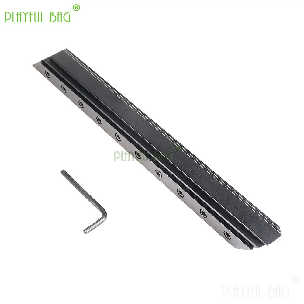 11mmから11mmの長さ230mmのライザーレール、金属製ピカティニーエクステンションレール、スコープの高さ調整＆前方取り付けベース、トイガンパーツQG879