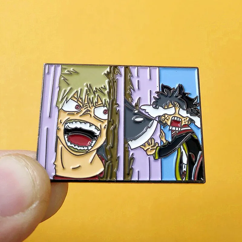 Anime My Hero Academia Bakugou Katsuki Enamel Brooch Pin Lapel Hard Metal Pins Brooches Badges Exquisite Jewelry Accessories