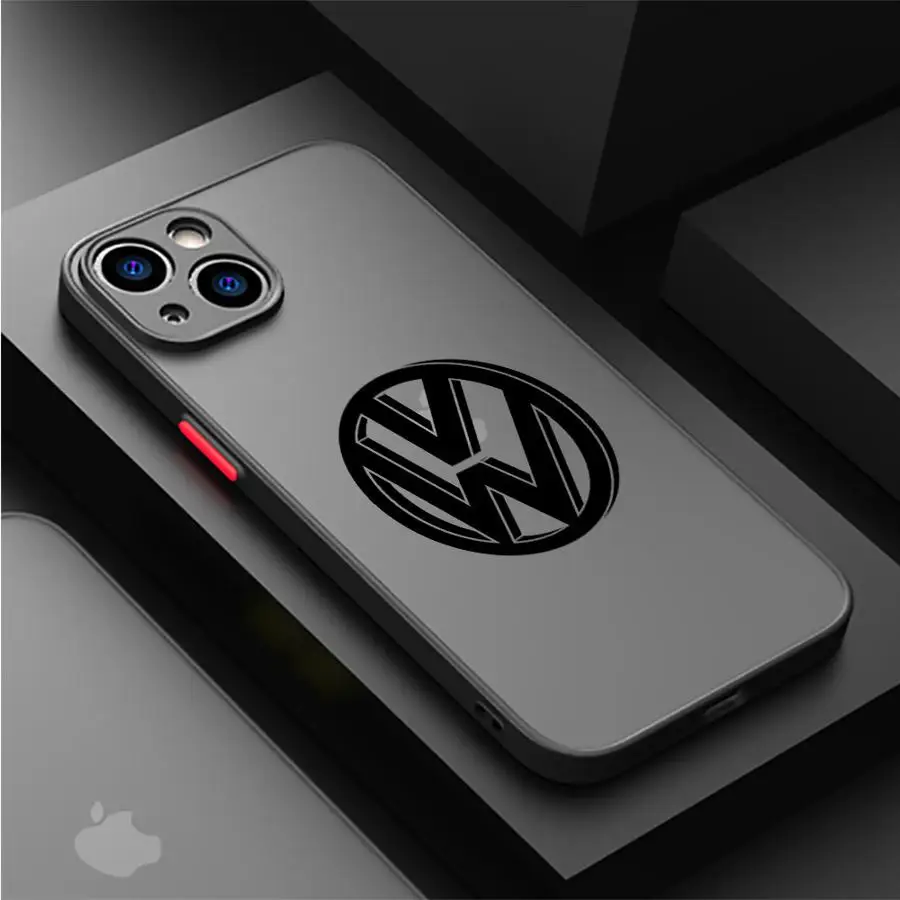 V-olks-wagen VW Car Phone Case for Apple iPhone 11 16 13 15 12 14 Pro Max 7 XR X XS 13 12 Mini 14 Plus 8 SE Cover