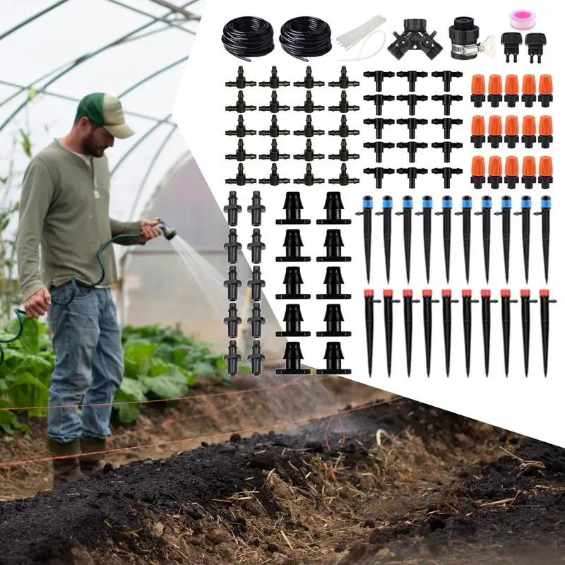 Automatic Drip Irrigation Kits Automatic Garden Sprayer System Watering Equipment Misting Supplies Sprinkler Tools For Patios