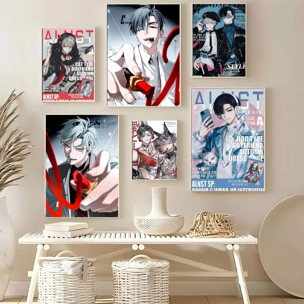 Anime A-Alien Stage Ivan Till Poster Multi-Purpose Wall Art for Living Room Bedroom Office Hallway Bar | Home Decor Gift Idea