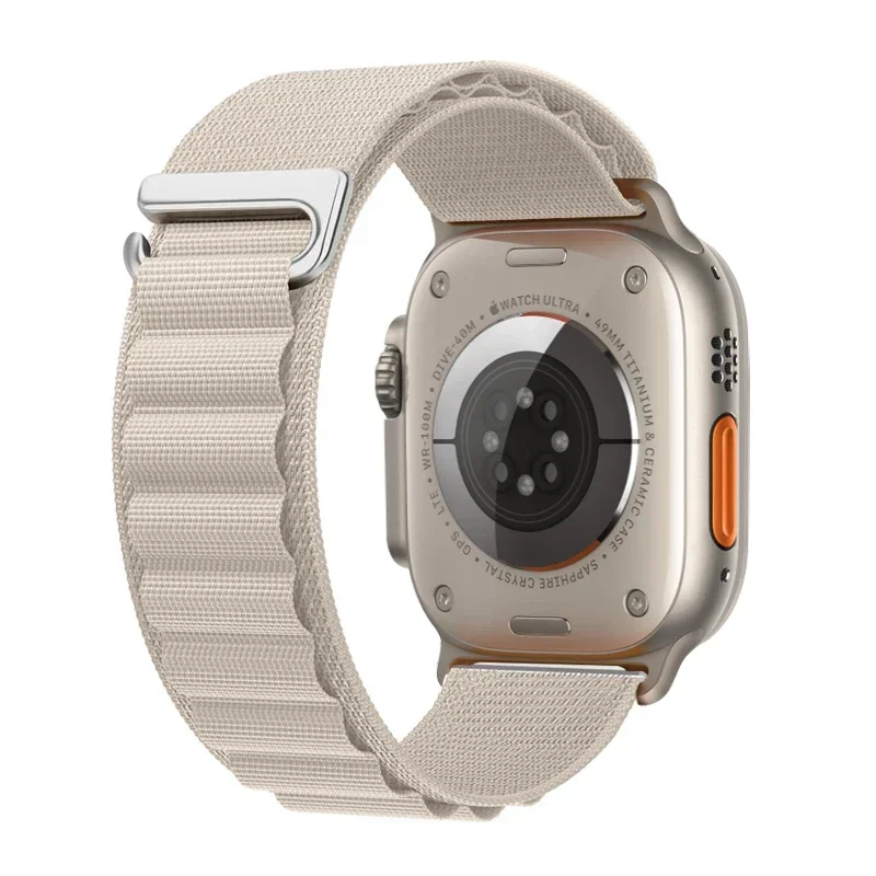 Alpine Loop correa para Apple Watch Ultra/2, pulsera de nailon de 49mm, 10mm, 42mm, 46mm, 9, 8, 7, 45mm, 41mm, iWatch 6, 5, 4, 3, SE, 44mm, 40mm, 42mm