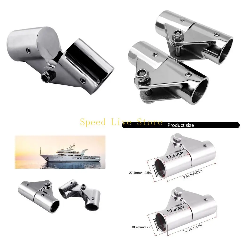 

547C Rotating Pipe Fitting Coupling Connector Tube Adapter for Yacht Marine Hardware