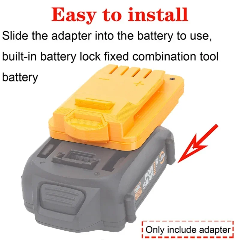 Imagem -04 - Adaptador de Bateria para Artesão V20 Li-ion Ferramenta para Absx 20v 6pin Li-ion Conversor de Bateria Ferramenta Elétrica Acessórios Ferramenta Broca